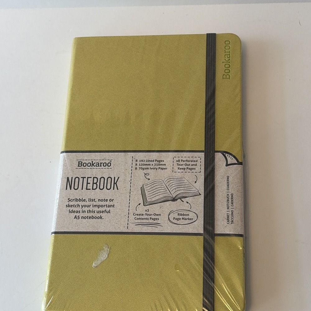 IF‎ Bookaroo Notebook Journal - Lime,Blank Diaries & Journals - New